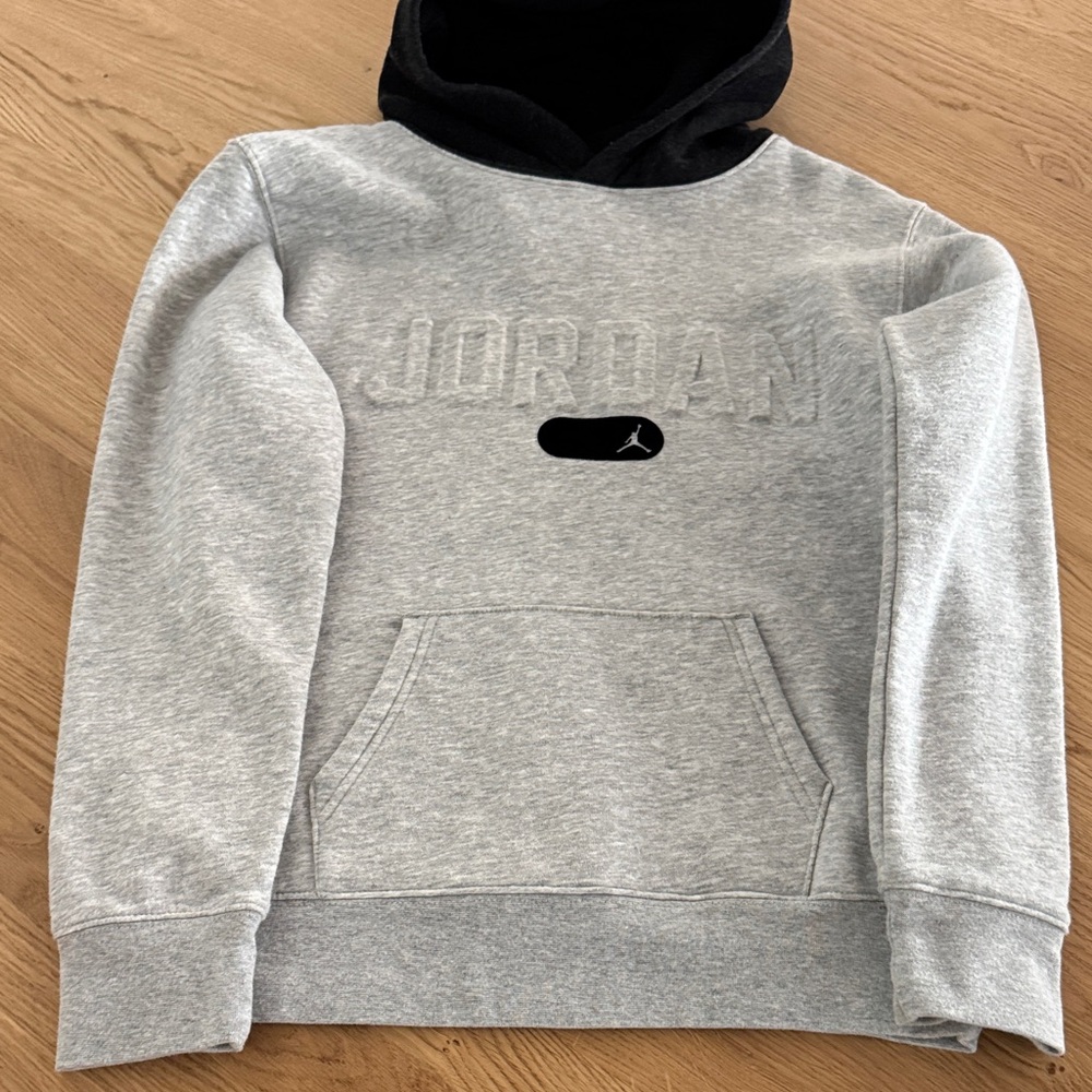 Jordan Men's Light Gray Hoodie